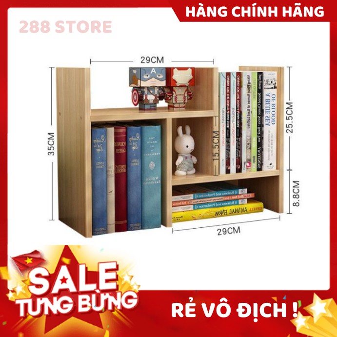 [FREESHIP] Kệ Sách, Giá Sách Để Bàn Làm Việc Mini Handmade Bằng Gỗ Thông Minh, Đa năng, Tiện Ích, Giá Siêu Rẻ Và Đẹp