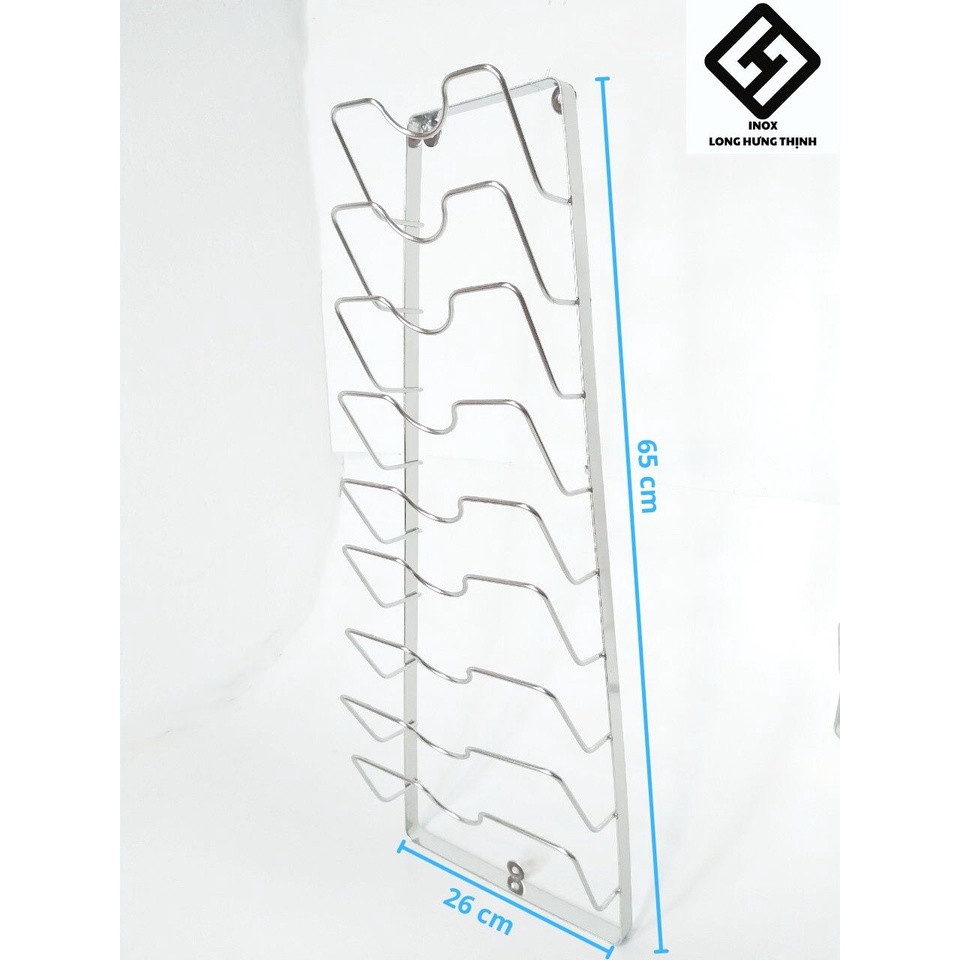 Treo máng nắp nồi vung INOX304 cao cấp  phụ kiện nhà bếp tiện lợi