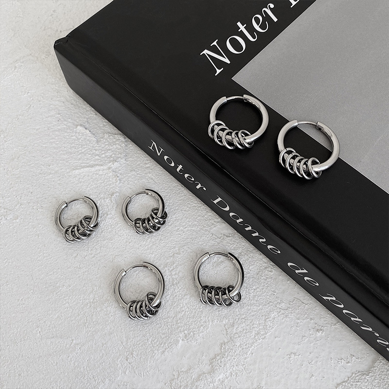 Khuyên Tai Nữ Hình Tròn Thời Trang Hàn