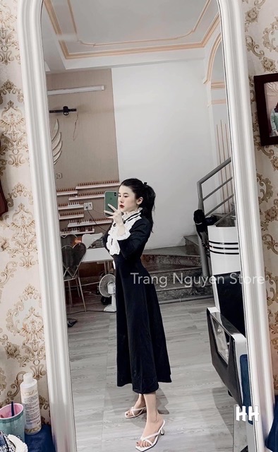 VÁY CỔ NƠ PHA VIỀN BÈO | BigBuy360 - bigbuy360.vn