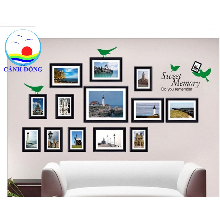 Decal dán tường bộ ảnh địa điểm du lịch nổi tiếng thế giới