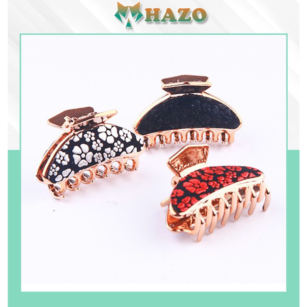Kẹp Ngoạm Tóc Càng Cua Hình Hoa Thời Trang Nhiều Màu - Hazo