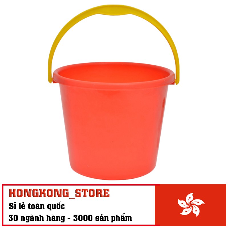 Xô nhựa không nắp dung tích 10L chất liệu bền đẹp - Xô nhựa đựng nước tiện dụng