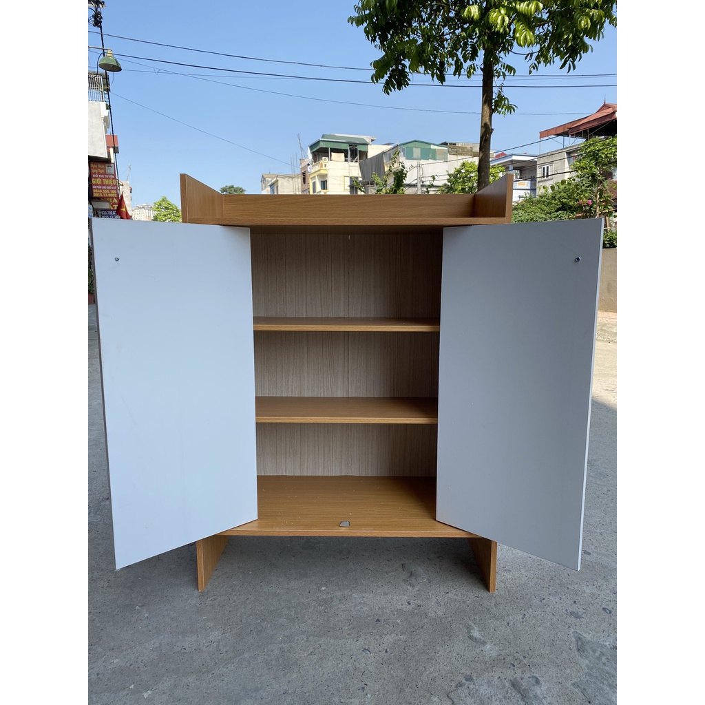Tủ giày cánh trắng 60x80x30