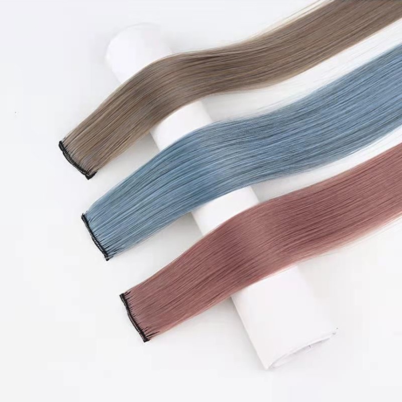 Tóc giả nối dài tự nhiên hợp thời trang cho nữ nhiều màu sắc tùy chọn