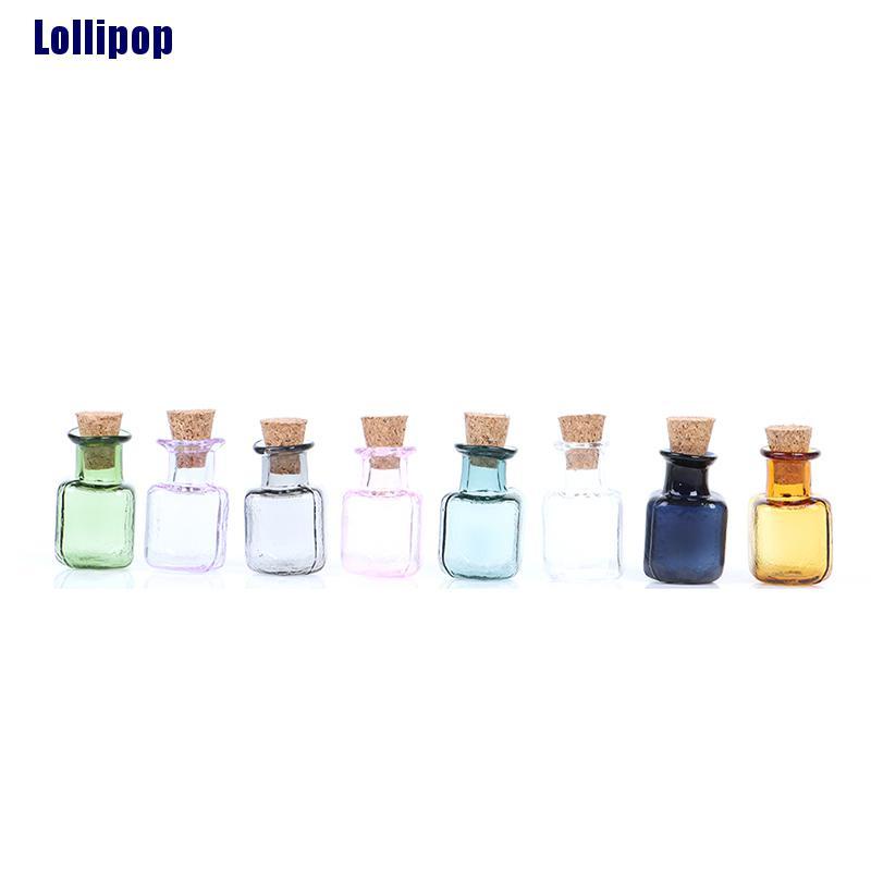 Set 2 lọ thủy tinh mini tỉ lệ 1:12 dành cho nhà búp bê