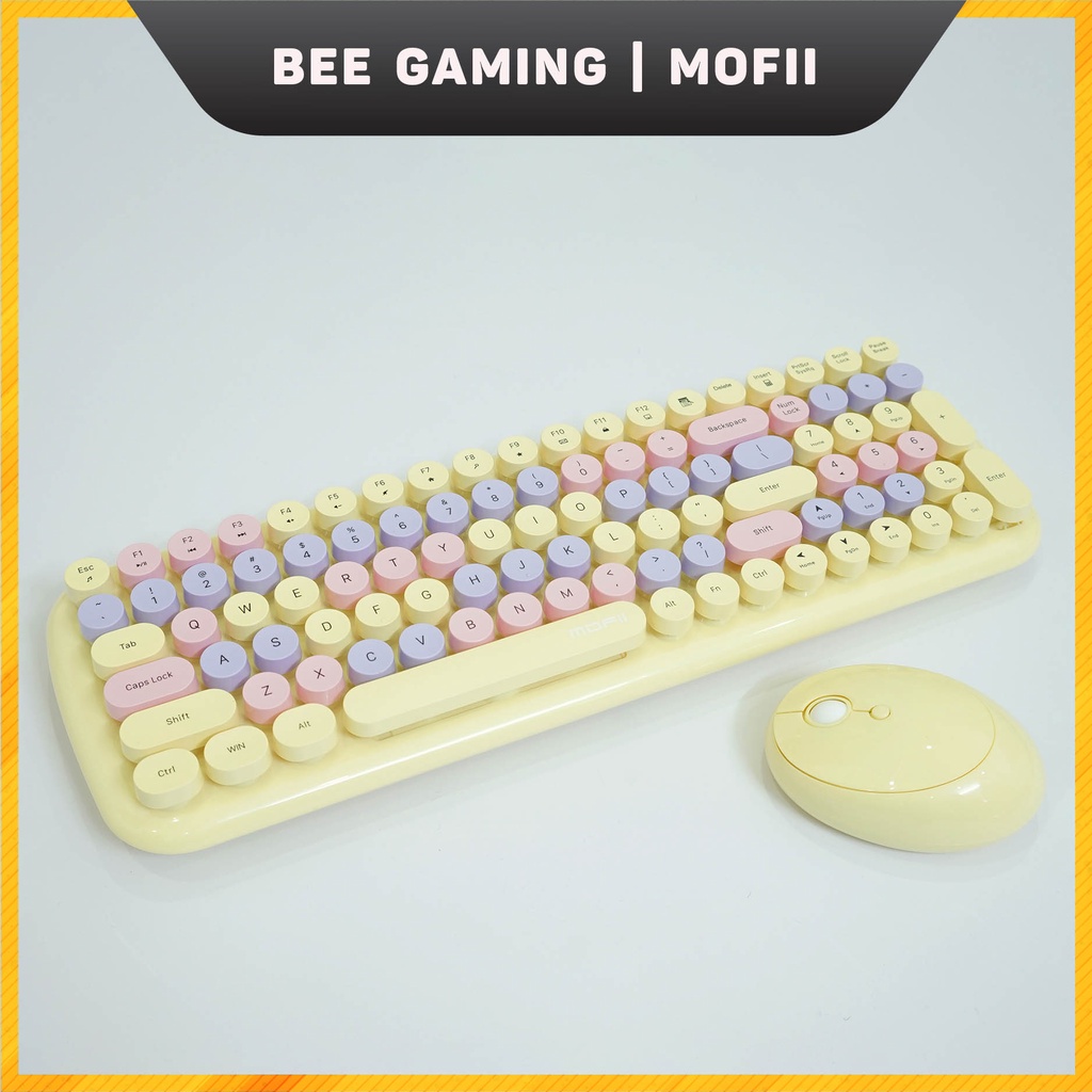 Bộ bàn phím và chuột không dây MOFII - Candy XR (Hàng chính hãng / Bảo hành 12 tháng)