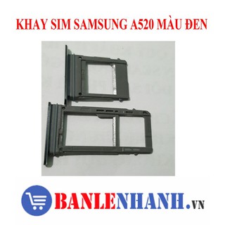 Khay sim samsung a520 màu đen