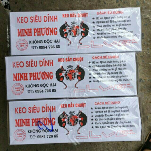 Keo dính chuột minh phương/1 hộp