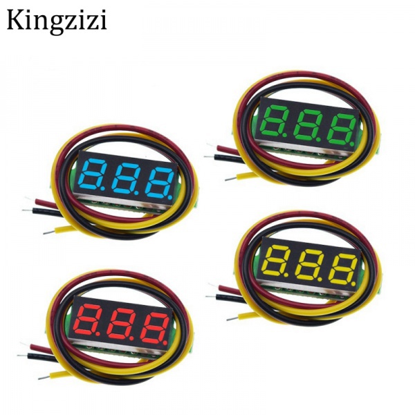 Vôn Kế Kỹ Thuật Số 3 Dây 0.28 inch DC 0-100V Có Màn Hình LED