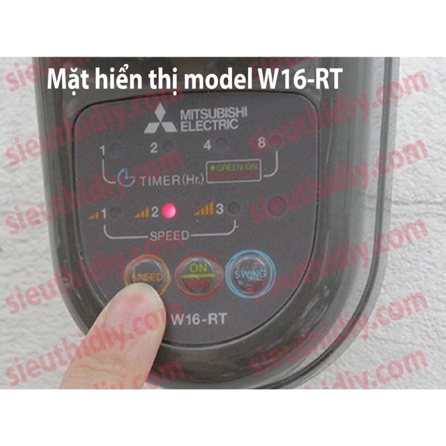 Mạch quạt Mitsubishi W16-RT,W16-RD treo tường cao cấp