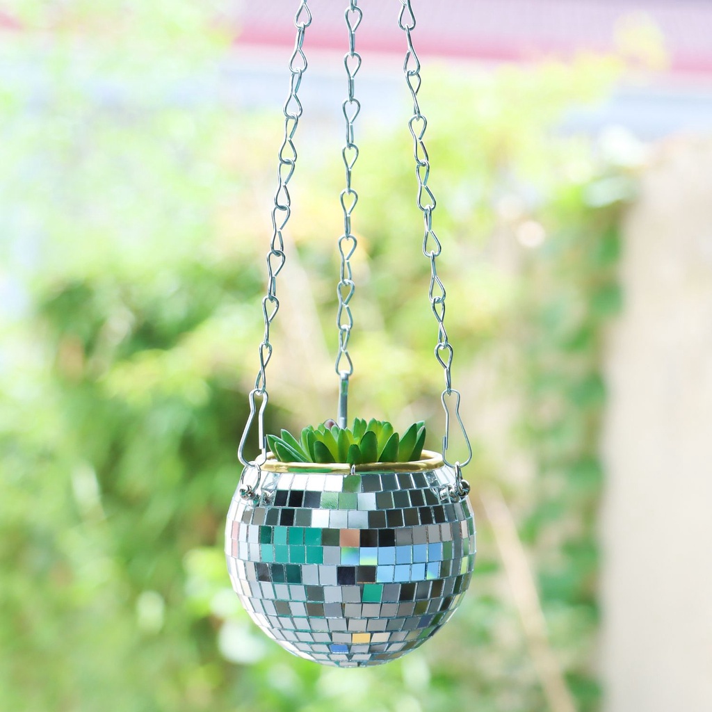 Dây Xích Treo Chậu Hoa 15.7inch 3 Điểm Hình Chú Chim Nhiều Màu Sắc