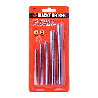 Bộ mũi khoan sắt 5 chi tiết Black Decker A8030G