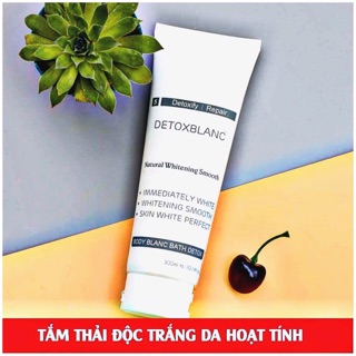 SỮA TẮM THẢI ĐỘC TRẮNG DA THAN HOẠT TÍNH DETOXBLANC BODY BATH DETOX NATURAL WHITENING SMOOTH