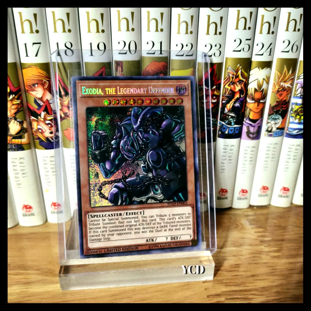 Thẻ bài yugioh chính hãng Exodia, the Legendary Defernder – Pristmatic Secret Rare