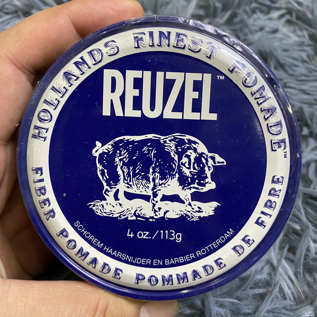 Sáp giữ nếp cứng độ bóng mờ Reuzel Fiber Pomade 113gr