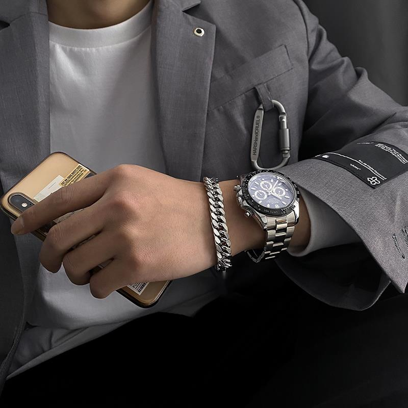 Vòng Tay Mắt Xích Kim Loại Sành Điệu Cá Tính