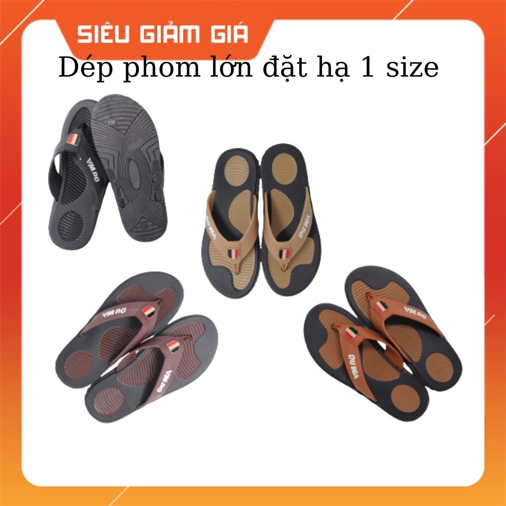 Dép xỏ ngón Nam, Dép kẹp quai gài Nam DUWA, A17-6, đế cao su non siêu êm, siêu nhẹ, màu thời trang