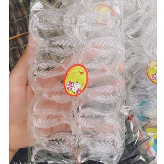 Set 12 Kẹp Tóc Càng Cua 3 Răng(Cánh Vuông/6 Đen 6 Nâu)