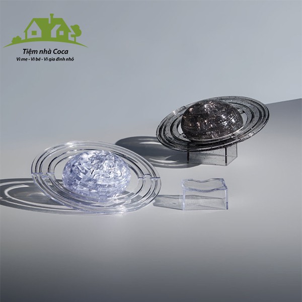 Đồ Chơi Mô Hình Lắp Ghép Tinh Thể Hành Tinh Sao Thổ 3D Crystal Saturn Planet Puzzle