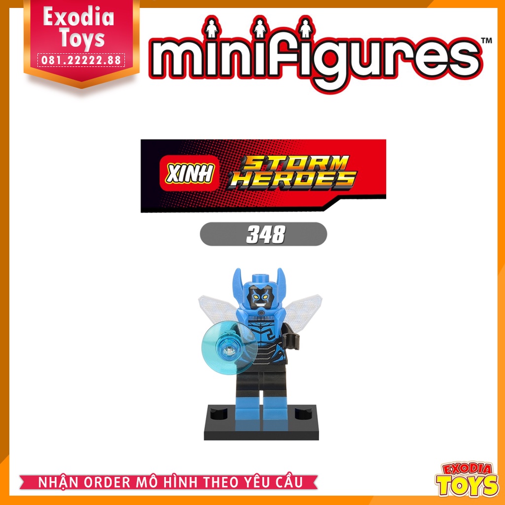 Xếp hình minifigure nhân vật siêu anh hùng Teen Titans - Đồ chơi lắp ghép sáng tạo - X0126