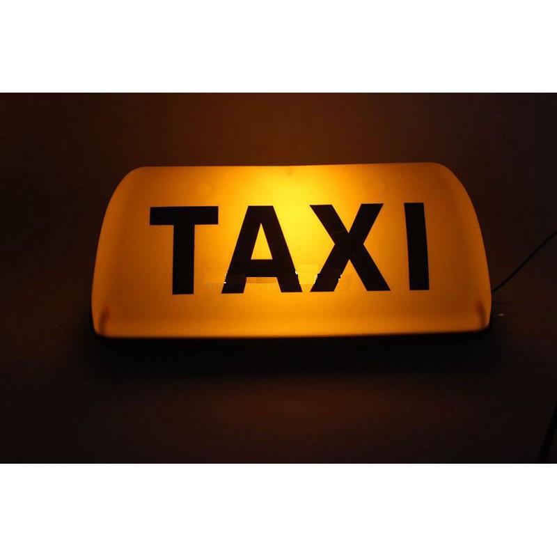 Mào taxi đèn led có nam châm gắn trần xe hơi dùng điện tẩu 12v🎁TẶNG ĐẦU ĐỰC đấu nối tiện dụng