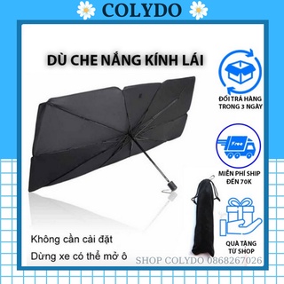 Dù che nắng kính lái ô tô densu chính hãng gấp gọn, ô che nắng kính lái ô tô cao cấp chính hãng shop colydo