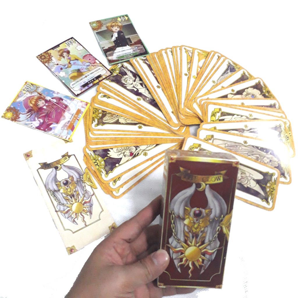 Thẻ Bài Clow Card  - SAKURA 56 lá bài   Kèm bài dịch Tiếng Việt