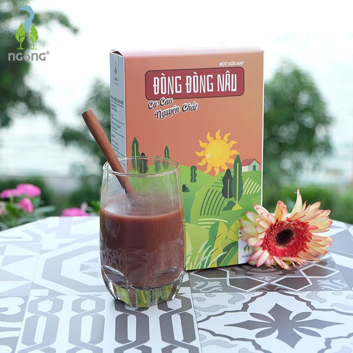 Bột Sữa Hạt Dinh Dưỡng Đòng Đòng Nâu Vị Cacao 500gr