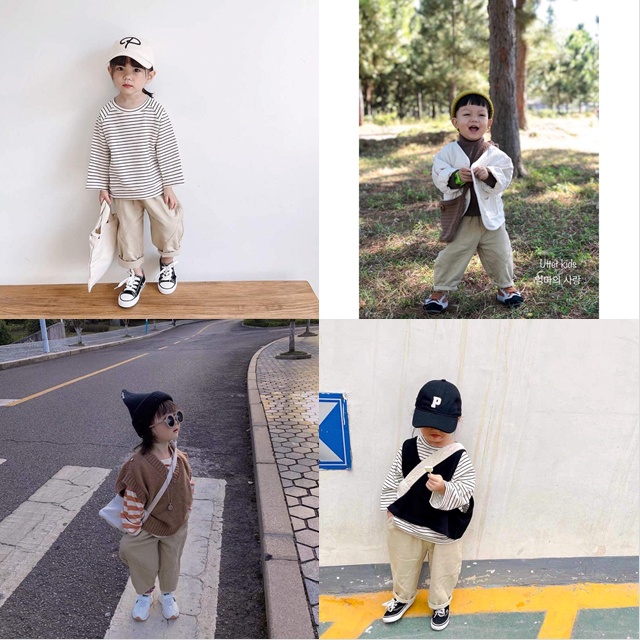 QUẦN PHONG CÁCH HÀN QUỐC DÀNH CHO BÉ GÁI VÀ BÉ TRAI SIZE 80 ĐẾN 120