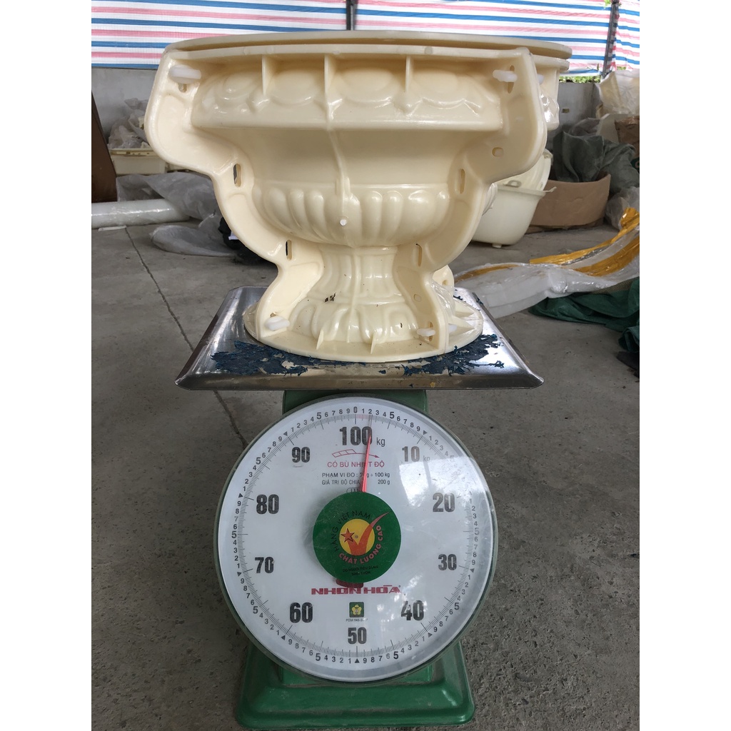 Khuôn đúc chậu cảnh Ly 38, Dùng làm chậu cây cảnh bonsai ngoài trời mới 100% nhựa ABS cao cấp cực bền