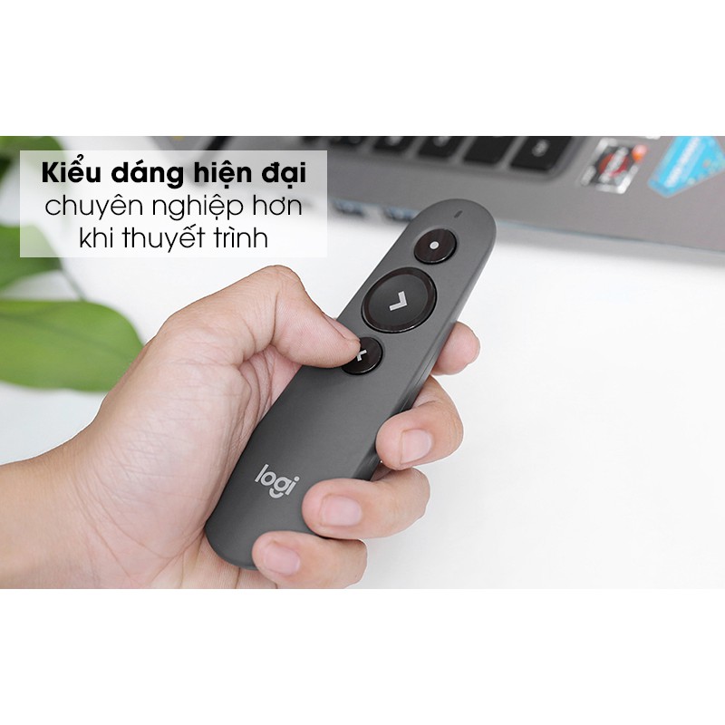 Bút trình chiếu Logitech R500 Đen Graphite