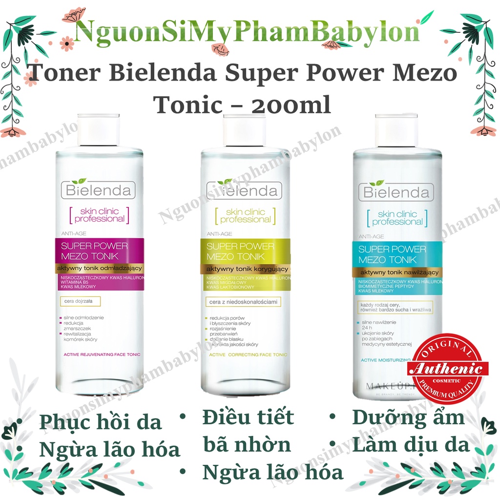 Toner Bielenda Skin Clinic Professional