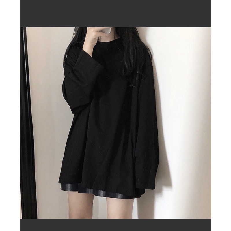 Áo thun dài tay + áo sweater