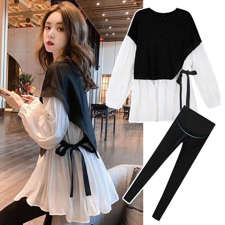 Áo bầu thu đông công sở thời trang style Hàn Quốc( kèm ảnh thật và video)