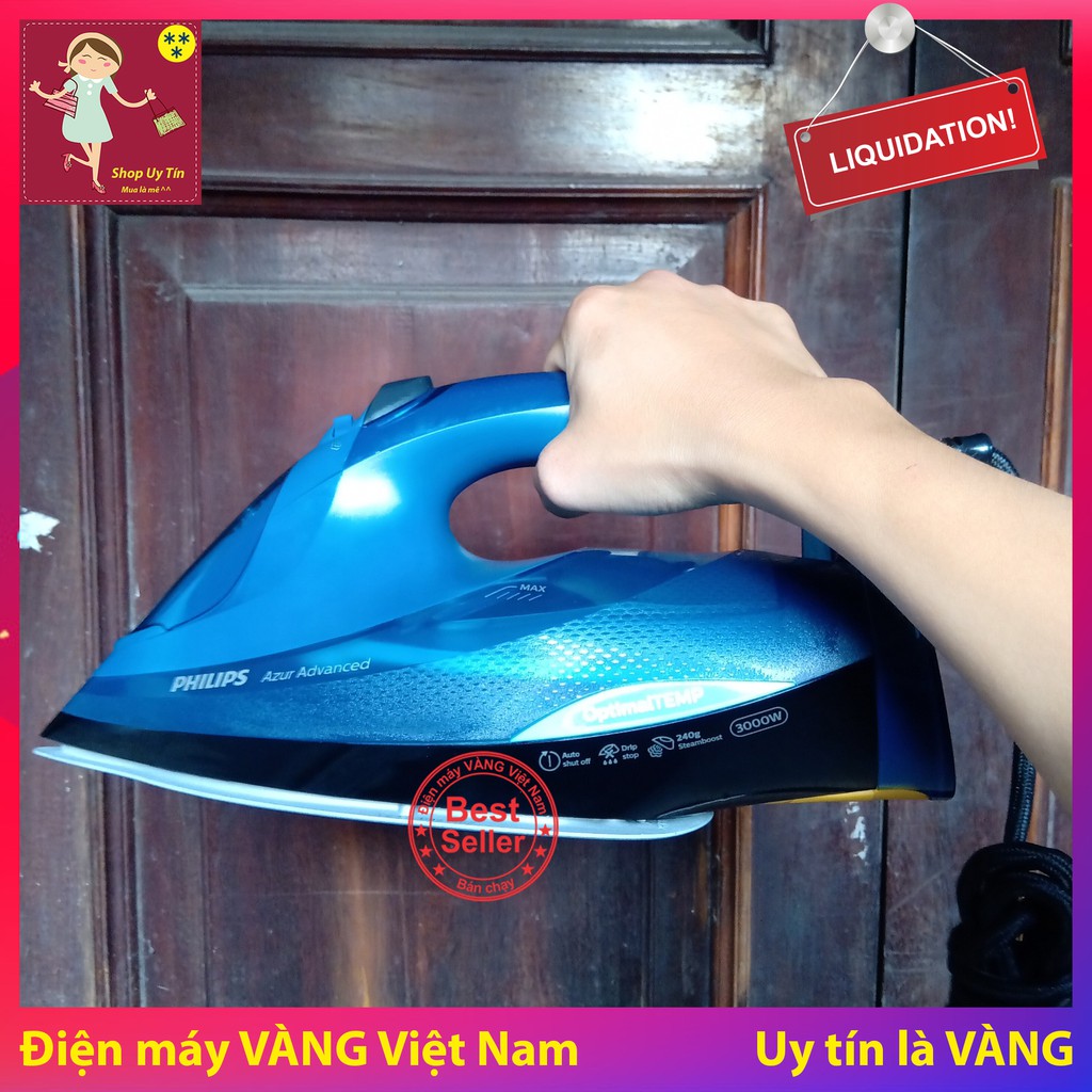 Thanh lý Bàn ủi hơi nước thông minh Philips GC4938