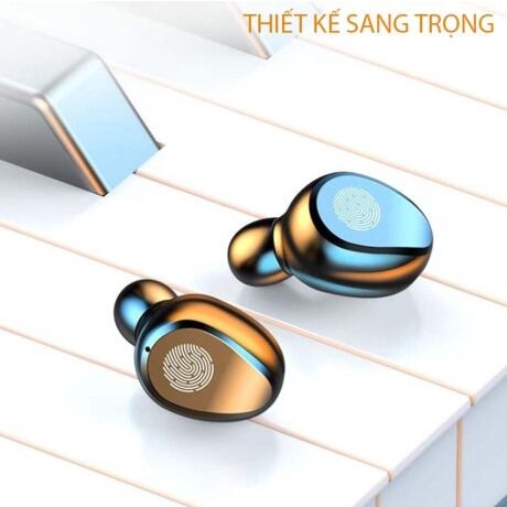 Tai nghe bluetooth 5.0 bản Quốc tế F9 Tai nghe không dây -cảm ứng Thích hợp cho mọị điện thoại - sạc dự phòng 2500mAh