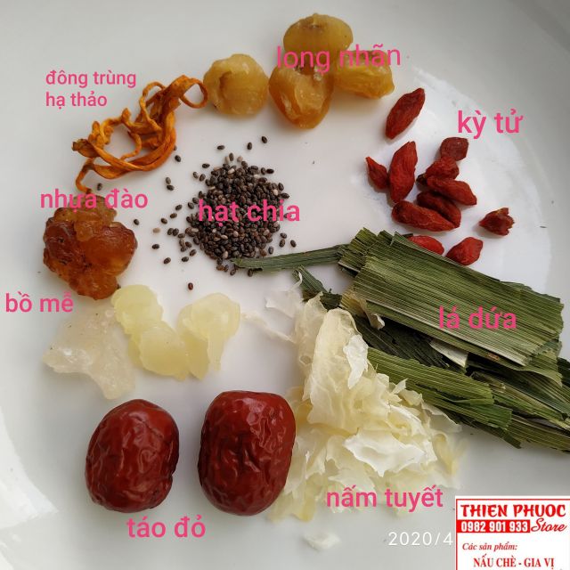 Chè dưỡng nhan Thiên Phước - set nhỏ nấu 3 chén chỉ 19k siêu rẻ DN2C