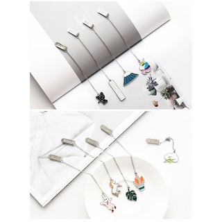 Bookmark dây chuyền siêu cute