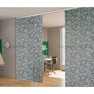 Decal dán kính hình viên sỏi 3m x 45cm
