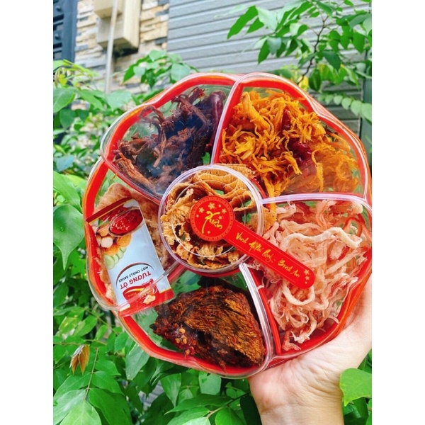 Set Khô Lục Vị Khay 550Gram  [FREE SHIP]TỪ ĐƠN 50K, [Loại Đặc Biệt] Hàng ngon nhà làm | BigBuy360 - bigbuy360.vn