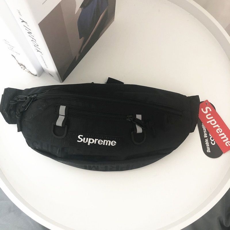 Porter Túi Đeo Hông Thể Thao Một Bên Vai Kẻ Sọc Phản Quang yamahasuprem 20FW Cho Nam Và Nữ locomotiv