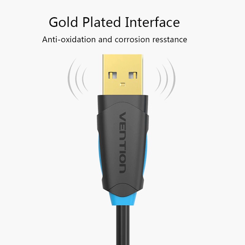 Vention USB 2.0 Extension Cable Fast Data Transfer & Easy Connection For TV/Laptop/USB Disk/Mobile HDD/Mouse