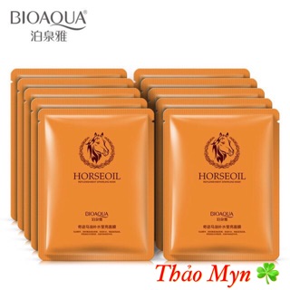 [Rẻ Vô Địch] Set 10 Mặt Nạ Đầu Ngựa Bioaqua