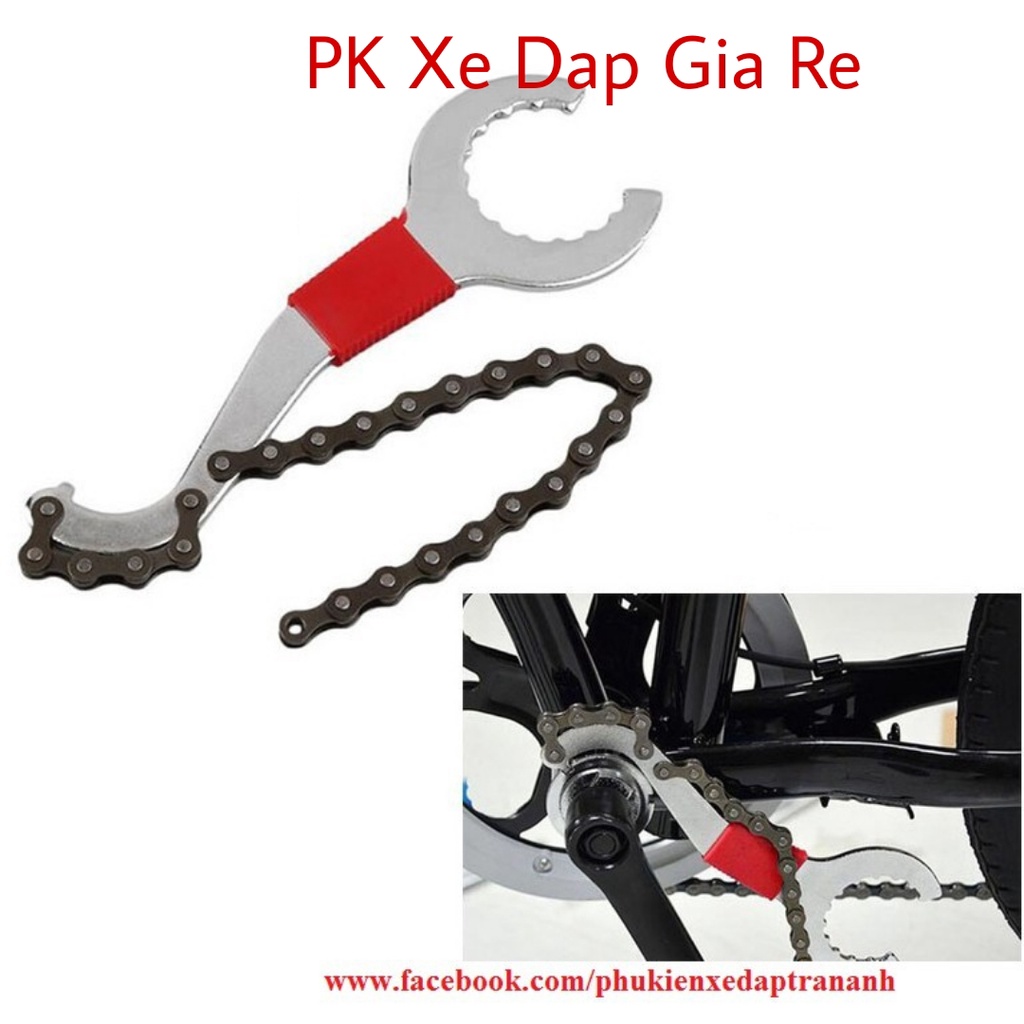 Cảo trục rỗng và vam giữ líp thả xe đạp, Dụng cụ giữ líp và tháo cốt rỗng xe đạp
