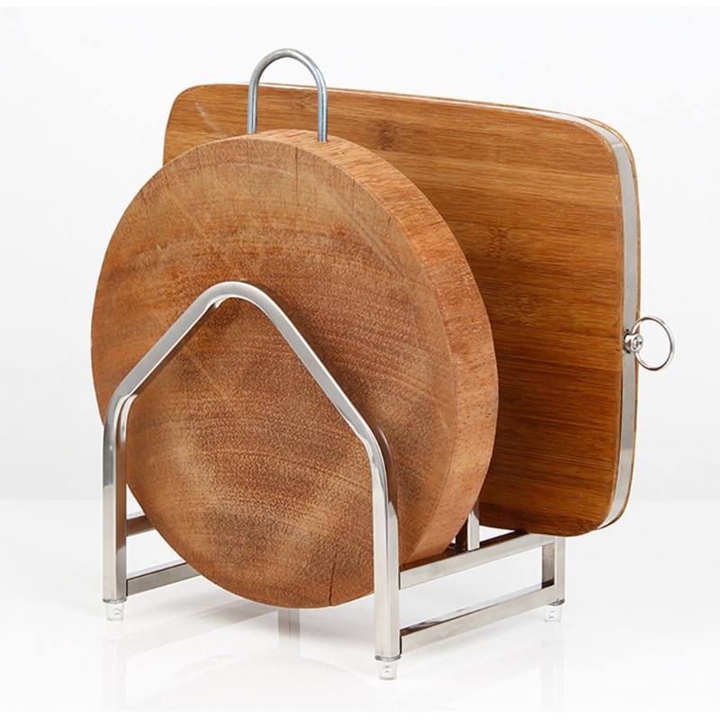 Giá Đỡ Nắp Nồi Hai Tầng Bằng Thép Không Gỉ Chống Trượt