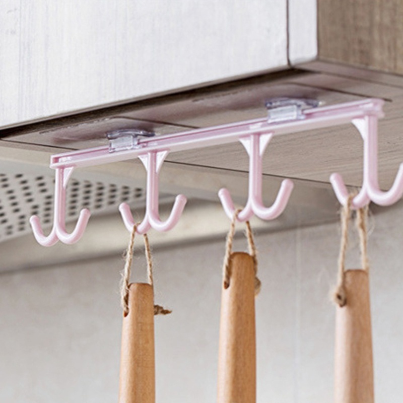 Giá Đỡ Dụng Cụ Nấu Ăn Treo Dưới Tủ Tiện Lợi