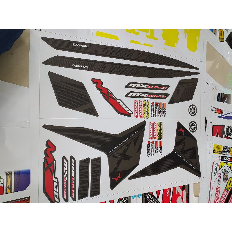 Tem Rời Ex 150 Mx King Đen Nhám