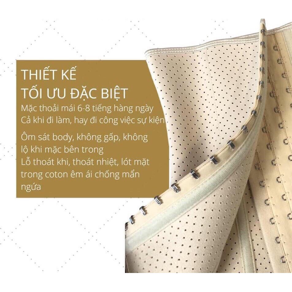 Đai nịt bụng 25 xương , gen nịt bụng thông hơi 2711 không gian eva KGE