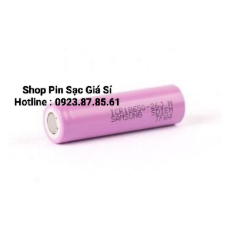 Pin 18650 Samsung 2600mah 26J Chính Hãng